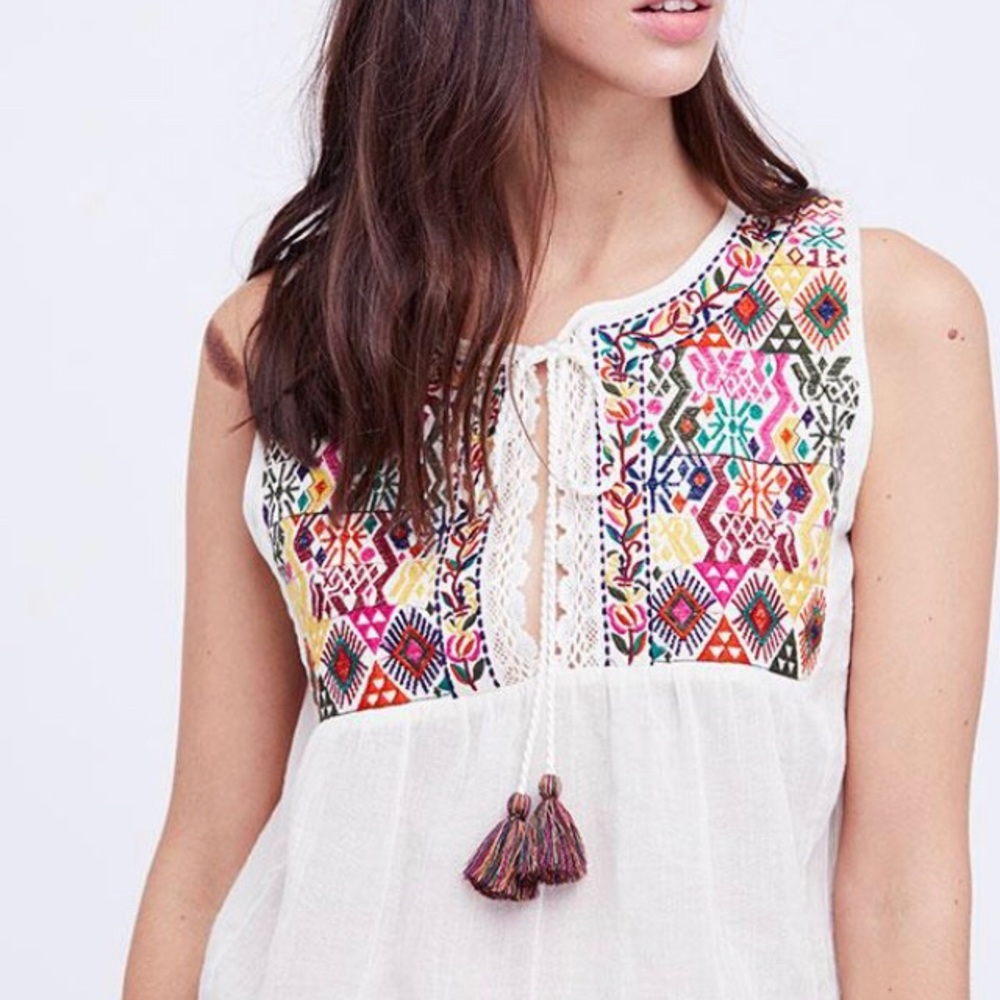 NWT Free People Ivory Top